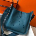 Imitation Hermes Evelyne III 29 PM Bag In Blue Jean Clemence Leather HD599uk46
