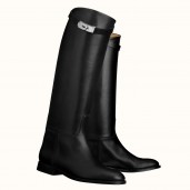AAA Replica Hermes Jumping Boots In Black Calfskin HD856Oy84