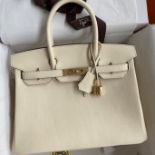 AAAAA Hermes Birkin 30 Retourne Handmade Bag In Nata Swift Leather HD187aM93