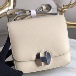 Hermes 2002 20cm Bag In Craie Evercolor Calfskin HD09Yv36