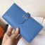 AAA Hermes Blue Jean Epsom Bearn Gusset Wallet HD325lh85