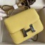 AAA Hermes Constance 18 Handmade Bag In Jaune Poussin Epsom Calfskin HD468KV93