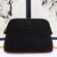 AAA Hermes Medium Bolide Travel Case In Black Cotton HD1491KV93