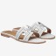 AAAAA Copy Hermes Oran Studs Sandals In White Leather HD1753xz13