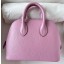 Fake Hermes Bolide 1923 Mini Handmade Bag In Mauve Sylvestre Chevre Mysore Leather HD361RY48