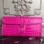 Fake Hermes Jige Elan 29 Clutch In Rose Red Crocodile Leather HD852UI88
