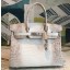 Hermes Birkin 30 Bag In Himalaya Niloticus Crocodile Skin HD230ho15