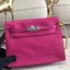 Knockoff Hermes Kelly Danse Handmade Bag In Magnolia Swift Leather HD1474iV87