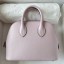 Replica Hermes Bolide 1923 Mini Handmade Bag In Mauve Pale Chevre Mysore Leather HD360SV68