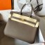 Top Hermes Birkin 25 Handmade Bag In Taupe Swift Leather HD1992tM58