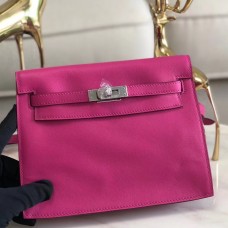Knockoff Hermes Kelly Danse Handmade Bag In Magnolia Swift Leather HD1474iV87